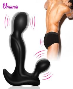 USB oplaadbare siliconen prostaatmassager voor mannen gay anale seks speelgoed waterdichte anale vibrator mannelijke g spot sfeer anale speelgoed s197062266143