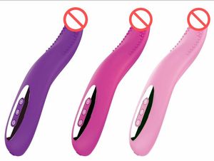 Vibromasseur de langue Rechargeable, stimulateur de Clitoris, point G, masseur pour femmes, jouets sexuels à 12 vitesses, Masturbation féminine