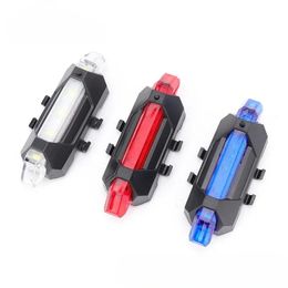 USB recargable de la lámpara de bicicleta de montaña impermeable ADVERTENCIA Ciclismo Turdirlight Bike LED Light para scooter eléctrico