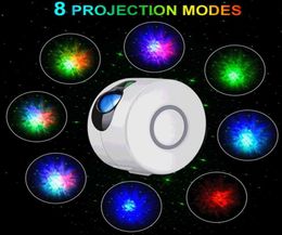 Lampe de scène laser de projecteur de galaxie étoilée à distance USB pour Disco DJ LED veilleuse ciel océan vague Projection LED atmosphère Decor6283762