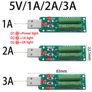 Résistance USB Charge électronique CC 2 Courant réglable Courant réglable 5V 1A / 2A / 3A Témur