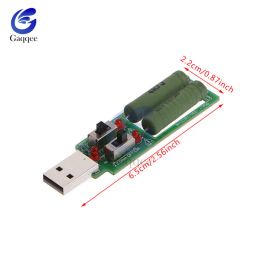 Résistance USB Charge électronique DC avec courant de commutable Courant réglable 5V 1A / 2A / 3A CAPACIER DE CAPACITÉ TESTANT DE RÉSISTANCE DE DÉFORME