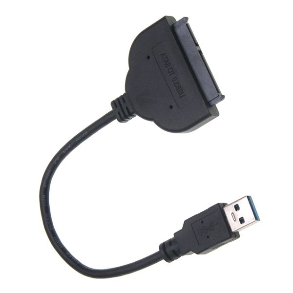 Câbles USB Sata Câble d'alimentation de connecteur d'ordinateur USB3.0 pour disque dur SSD HDD 2,5 pouces