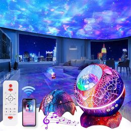 USB Star Galaxy Projecteur Light avec Bluetooth Remote Control Night lampe pour les enfants Skylight Party Living Gaming Room Decor208h