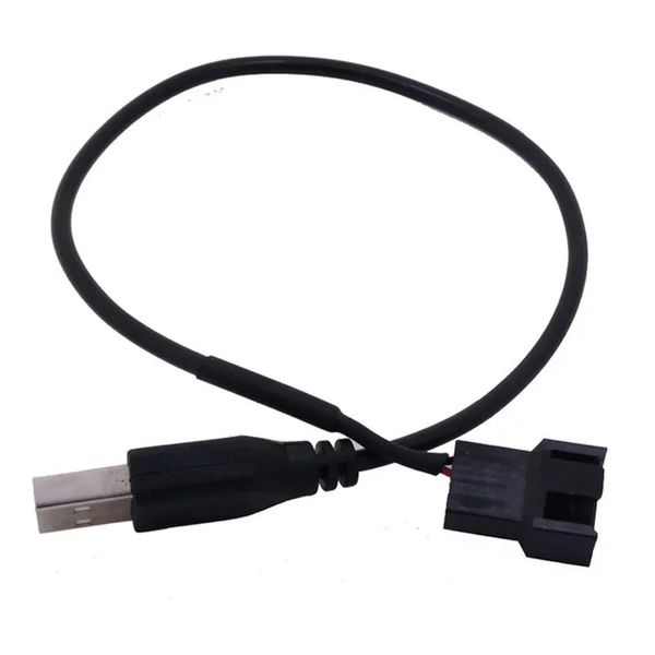 USB à 4pin CPU Adaptateur de ventilateur Câble Câble Câble Câble mère Small 4pin Connecteur USB Interface USB vers Small 4pin