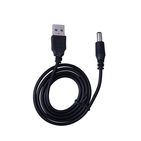 USB a DC5.5mm Cables de alimentación 5V Cargador Cable de alimentación 5.5 / 2.1mm Barril Conector rápido para MP3 / MP4