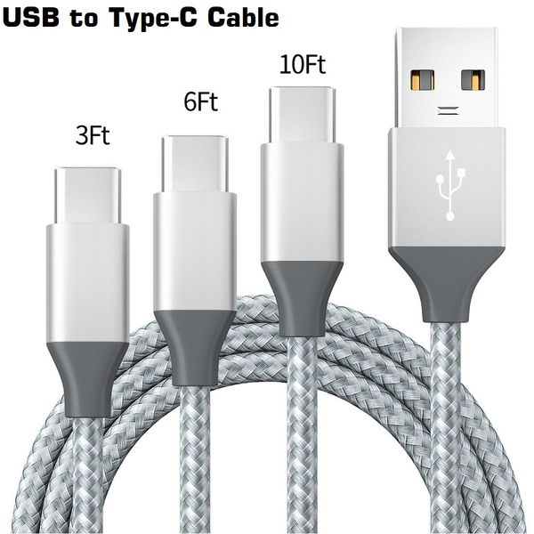 Cable USB a USB C Cable de sincronización de datos de carga rápida 3A Compatible con iPhone 15/14/13 Pro Max Samsung Galaxy S24+/S24/S24 ultra/S20/S10/S9 cables tipo c