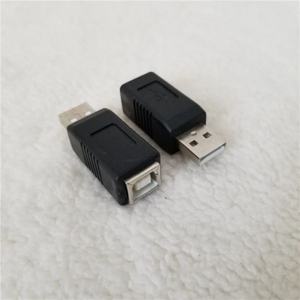 Adaptateur USB Type A mâle vers Port d'imprimante femelle, convertisseur USB AM/BF, prise Jack pour imprimante noir