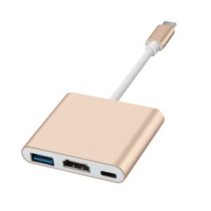 USB Type C 3.1 Hub vers HDMI compatible 4K USB C Femed Charging Dock convertisseur vidéo Port pour MacBook Air Pro XPS 13 15