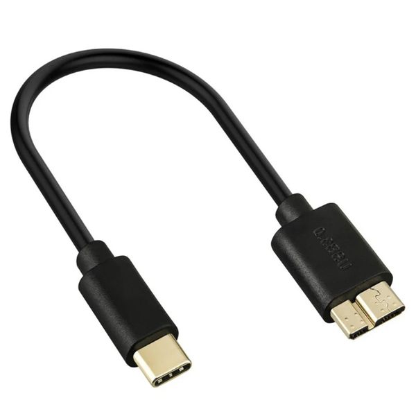 USB Tipo C 3.1 a Micro B 3.0 Cable para Samsung Nota 3 S5 2.5 pulgadas Disco duro Cable tableta Micro B Accesorios para PC PC