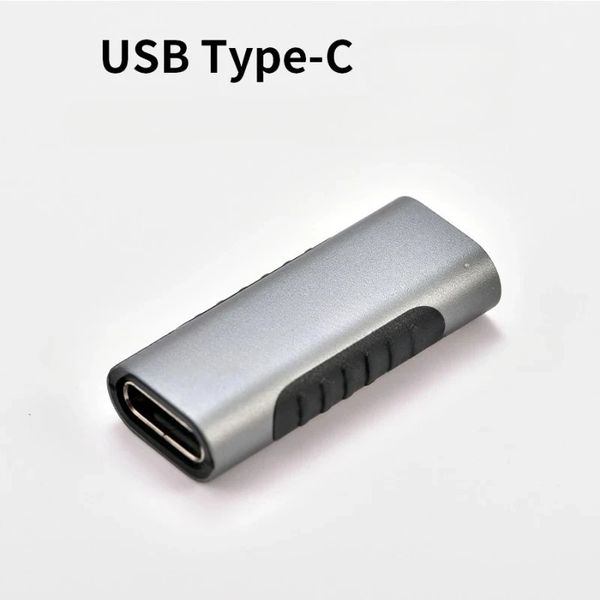 Adaptateur USB Type C Femelle à un connecteur de câble d'extension Femelle Convertisseur USB-C Coupleur USB-C Type-C pour les tablettes de téléphone, ordinateurs portables