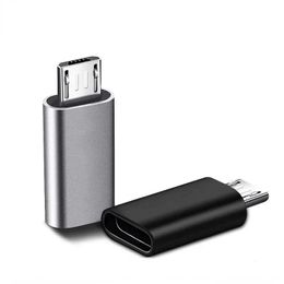 USB Type-C-adaptertype C tot Micro USB-vrouwelijk tot mannelijke converters voor Xiaomi Samsung Charger Data Cable USBC USB C-adapter