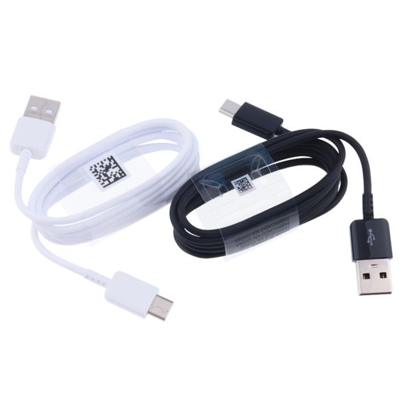 Câble USB Type C 1.2m Chargeur rapide Câbles de charge Type-C Cordon de données USB-C pour Samsung Galaxy S8 S9 S10 Oneplus Xiaomi Redmi