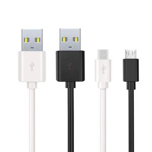 Câbles USB Type C / Câble Micro USB Adaptateur de chargeur universel Android noir blanc 50 cm, 100 cm, 150 cm, 200 cm, 300 cm