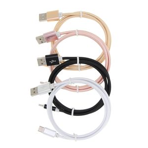 USB Type C kabel Micro V8 Oplaadkabels Noordgegevens Synchronisatie Snel laadsnoeren Draad 3ft 6ft 10ft 1,5 m 25 cm voor OnePlus Samsung LG Android -telefoon