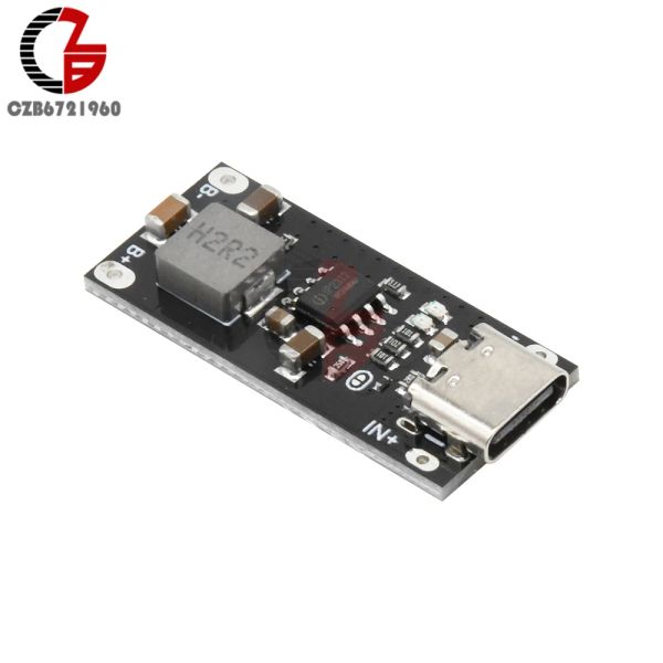 USB Type-C Batterie au lithium Bataille rapide rapide 5V à 4,2 V 4,35 V Débit-arrière Convertisseur Buck Tension Regulator Alimentation Module d'alimentation