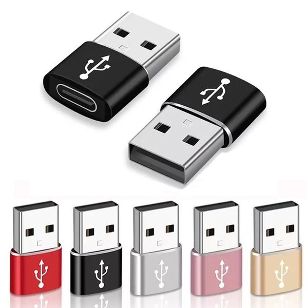 Adaptateur USB Type C OTG Convertisseur USB 3.0 mâle à femelle Adaptateurs de transfert de données de charge pour Samsung Huawei Macbook