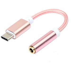 Adaptateur de prise audio USB Type C à 3,5 mm pour les écouteurs filaires reliant les téléphones portables de type C aux écouteurs Convertisseur de câble pour le convertisseur de câble USB Type C