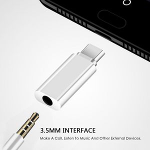 USB Type-C to 3.5mm Jack Earphone Converter Audio Adapter Cable USB Type C to 3.5 mm Headphone Aux Cable For External Microphone