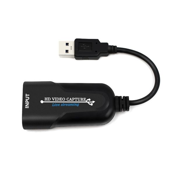 Carte de Capture vidéo USB HDTV vers USB3.0, connecteurs de capture vidéo, enregistreur pour PS4, DVD, caméra, Streaming en direct