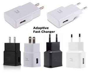 Chargeur mural USB 2A vitesse de charge rapide EU US US AC Adaptateur de chargeurs muraux à domicile pour Samsung S20 S8 S21 Note 20 LG Android Phone5094002