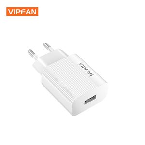 Adaptador de corriente de salida del cargador de pared USB 5V 2.4A con enchufe de la UE para teléfono móvil inteligente Samsung Huawei