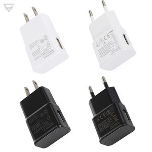 Cargador de pared USB 5V 2A 1A AC Adaptador de viaje para el hogar EE. UU. Enchufe de la UE para teléfono inteligente universal Teléfono Android Samsung S7 S8