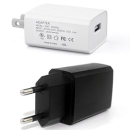 Chargeur d'adaptateur de charge murale USB Chargeur EU US PLAG FOIS 5V 2A AC Power Travel Adaptateur