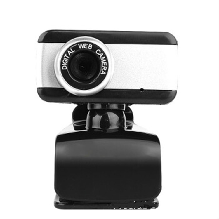 USB Webcam HD 480P Video Camera Live Web Cameras for Youtube Microsoft HP Computer with Microphone Conference Web Cam 360 Rotationj