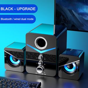 USB Wired + Bluetooth Speaker Speakers Muziekspeler Subwoofer Sound Box PC Computer Phones Desktop Laptop TV-tablet