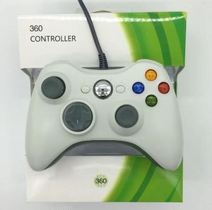 Poignée de console de manette de jeu filaire USB pour contrôleur Microsoft Xbox 360 Xbox360 Contrôleurs de jeux de joystick Gampad Joypad Nostalgique avec emballage de vente au détail Nouveau