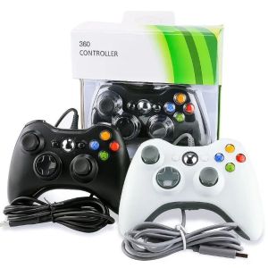 Poignée de console de jeu câblé USB pour Microsoft Xbox 360 Contrôleur Joystick Games Controllers Gampad Joypad Nostalgic with Retail Package