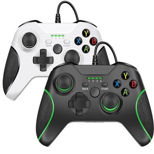 Controllo gamepad cablato USB per controller XBOX ONE Console per videogiochi Joypad Telefono Joystick Accessori da gioco per PC / WINDOWS con confezione al dettaglio