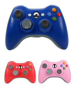 Contrôleur de jeu sans fil USB, pour Xbox 360 (noir, bleu et rose), sans boîtes de vente au détail, livraison gratuite