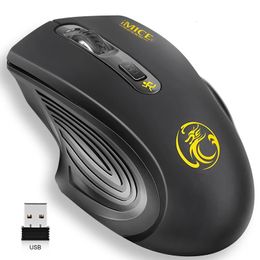 USB Wireless Mouse 2000dpi 20 Récepteur Ordinateur optique 24 GHz MICE ERGONOMIQUE POUR LAPTOP PC SON SON SILENT 240419