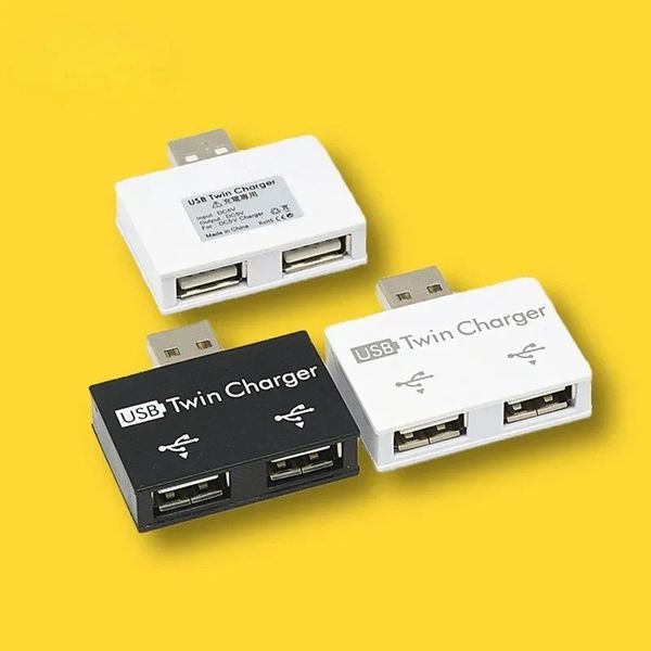 USB2.0 SPLITTER 1 MAL à 2 ports Femelle Femelle USB Hub Adapter Converter pour téléphone PC PC PC Périphériques Accessoires de charge d'ordinateur