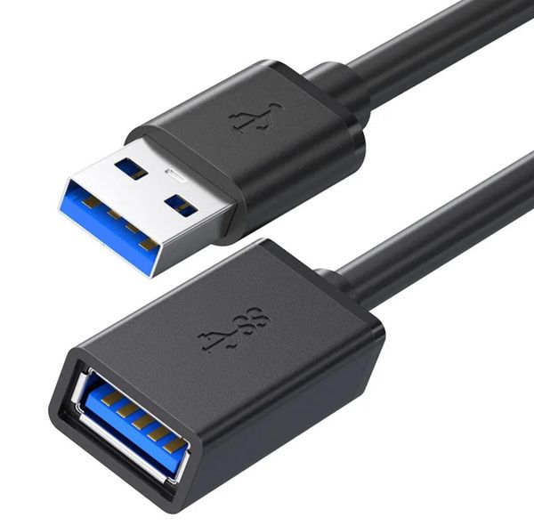 Câble d'extension USB3.0 pour Smart TV PS4 Xbox One SSD Rallonge de câble USB vers USB Cordon de données Mini câble d'extension