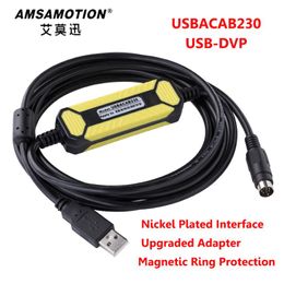 USBACAB230 Delta Câble de programmation PLC Adaptateur USB vers RS232 pour USB-DVP ES EX EH EC SE SV SS Series Cable2107