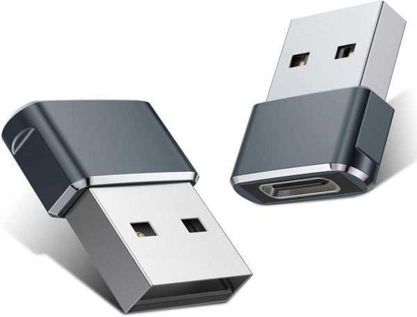 Adaptador USBC hembra a USB macho tipo A Cable de cargador Adaptador de corriente para iPhone 13 12 11 Mini Pro Max Airpods iPad Samsung Galaxy N7932933