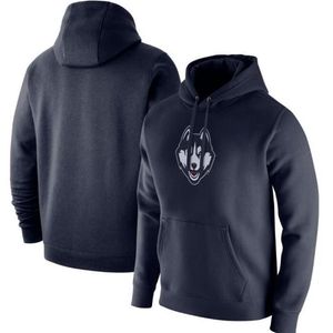 USC Trojans Sweat à capuche en polaire avec logo vintage gris chiné UConn Huskies GGG3081