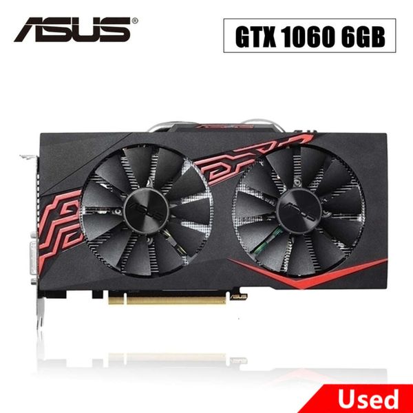 ASUS GeForce GTX 1060 3GB 5GB 6GB carte graphique de jeu GDDR5 6pin PCI-E 3.0x16 cartes vidéo GPU GTX1060