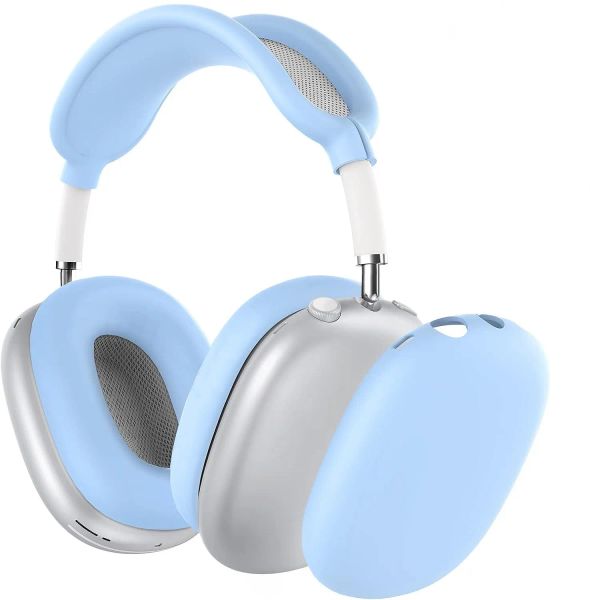 Utilizado para accesorios de auriculares AirPod Max auriculares Transparent Silicone Protection Case de computador