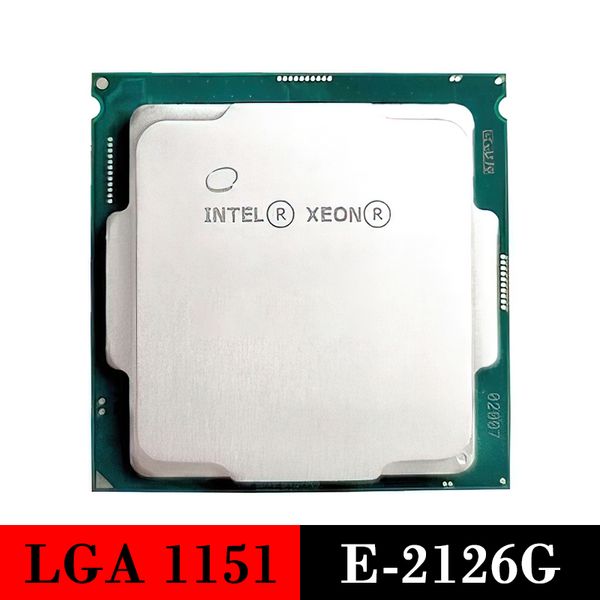 Processeur de serveur utilisé Intel Xeon E-2126G CPU LGA 1151 2126G LGA1151