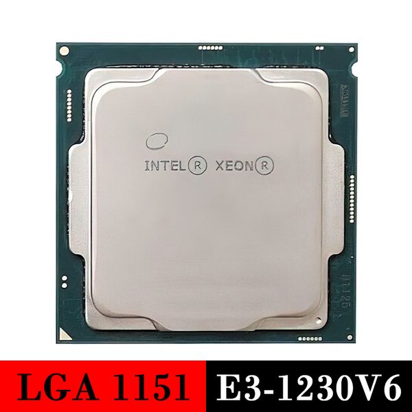 Processeur de serveur utilisé Intel Xeon E3-1230V6 CPU LGA 1151 DDR4 DDR3L 1230 V6 LGA1151