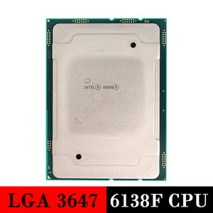 Processeur de serveur utilisé Intel Xeon Gold 6138F CPU LGA 3647 CPU6138F LGA3647