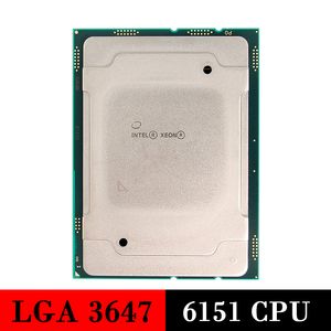 Processeur de serveur utilisé Intel Xeon Gold 6151 CPU LGA 3647 CPU6151 LGA3647