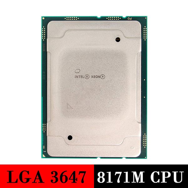 Processeur de serveur utilisé Intel Xeon Platinum 8171m CPU LGA 3647 CPU8171M LGA3647