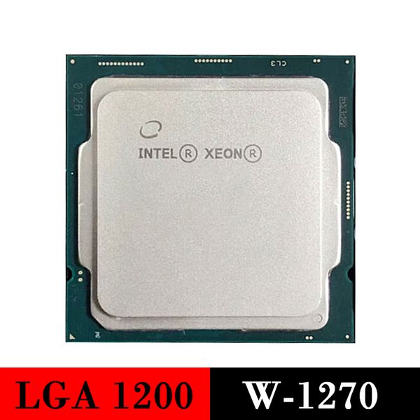 Processeur de serveur utilisé Intel Xeon W-1270 CPU LGA 1200 1270 W1270 LGA1200