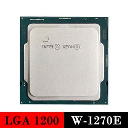 Processeur de serveur utilisé Intel Xeon W-1270E CPU LGA 1200 1270E W1270E LGA1200