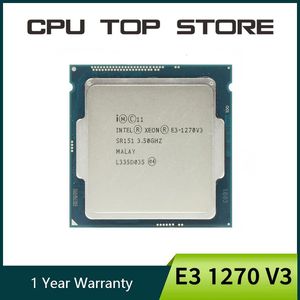 Gebruikt Xeon E3 1270 V3 3.5GHz LGA 1150 voor intel 8MB Quad Core CPU Processor SR151 240115